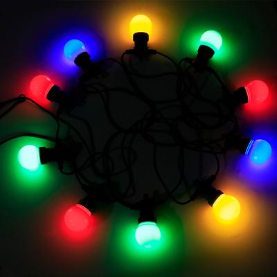 China Led Waterproof 10 String Light String Fairy Lights G50 Light Bulbs Garden Patio Wedding Christmas Decoration Outdoor String Light for sale