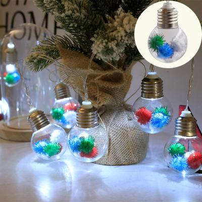 China PVC String Light With USB/Battery Power LED Lamp Bulb Garland Lights Fairy String Waterproof Lamp Christmas Holiday Outdoor Christmas Wedding Party Decoration Lights for sale