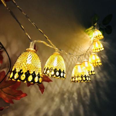 China Christmas Fairy Lights with Iron Tassel Christmas Tree Themes USB Energy Saving Led PVC Fairy Lights with Tassel for New Years Decorations and Christmas Home Decor for sale