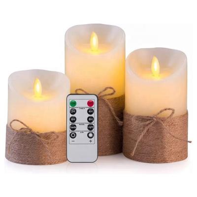 China High Quality Battery Operated Remote Control Led Birthdays Wax Candle Lights For Festivals Parties Wedding Decorations for sale