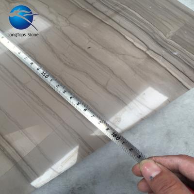 China Flooring Or Walling Natural Gray Wood Grain Marble Etc Wood Marble Athens for interior design for sale