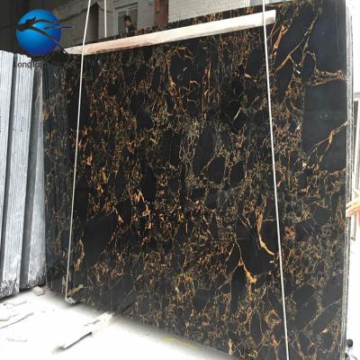 China Decoration Athens Portoro Gold Marble Porcelain Black Portoro Marble Material Price for sale