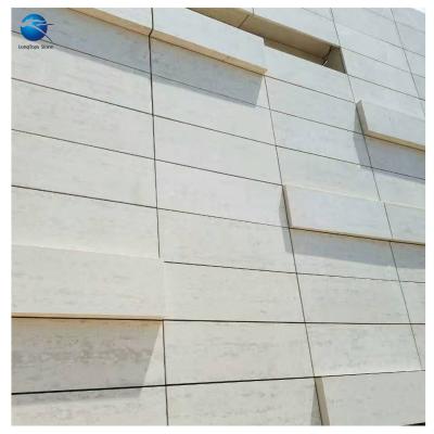 China Floor Limestone Exterior Lime Wall Cladding Etc. facade beige granite for sale