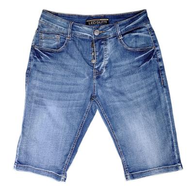 China Summer Casual Mens Breathable Shorts Slim Fit Cotton Spandex Denim Shorts For Men for sale