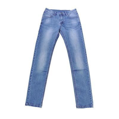 China Custom Made Breathable Casual Mens Jeans Pants All Season Cotton Spandex Straight Slim Jeans Pants For Men for sale