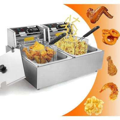 China Easy Operate Industrial Deep Fryer Electric Deep Fryer Electric Oven Electric Deep Fryer Home Use for sale