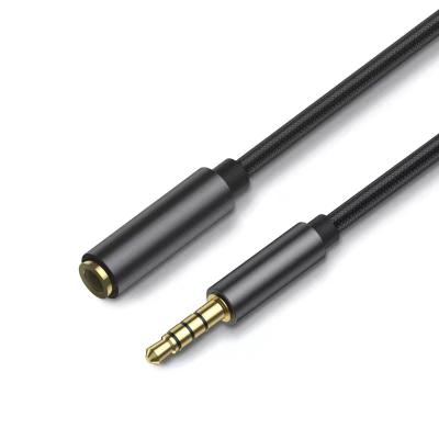 China Car male to aux extension cable. Female 3.5mm Public-to-public Car Headset Cable 3.5 3.5 Mm Audio Cable for sale