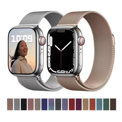 China Unique Design Customized Stainless Steel Metal Apple Case And Band Watches Mens Wrist Strap For Apple Watch Band 7 6 5 4 45Mm 44Mm for sale