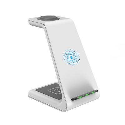 China Mobile Phone 3 in 1 15w Magnetic Docking Station Wireless Charger Phone Charger for sale