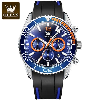 China Day/Date OLEVS 9916 Watches Custom Logo Small Order Large Dial Date Mens Luxury Brand Sports Quartz Wrist Watch for sale