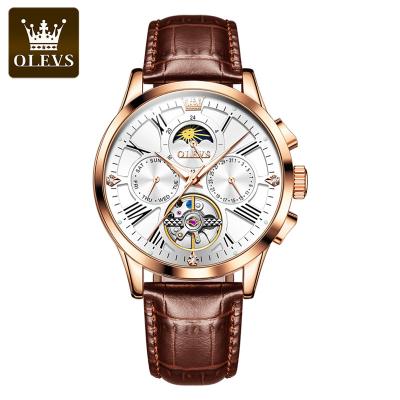 China Wholesale Olevs 9912 Water Resistant Branded Waterproof Custom Logo High Quality Automatic Mechanical Men Wrist Watch for sale