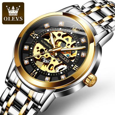 China Chronograph Men Watch Newest Automatic Mechanical Men's Hot Selling Clock Models Best Discount Luxury Brand OLEVS 9901 Wrist Watch for sale