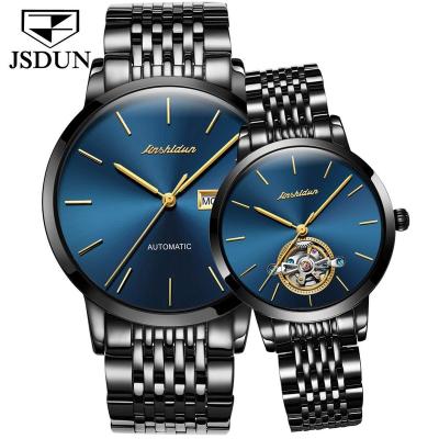 China High Quality Automatic Mechanical Women/Men OEM LOGO Dial Face Watch For Japan Movt Automatic Date Hot Sale Watch for sale