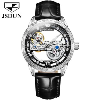 China Waterproof 8971Hot Sell Gift Skeleton High Quality Sports Men Luxury Business Stainless Steel Automatic Mechanical Wristwatch Men Watch for sale