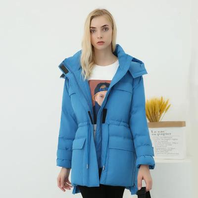 China Custom high quality designer women waterproof coated winter girl clothes outdoor coat shorts down jacket women for sale