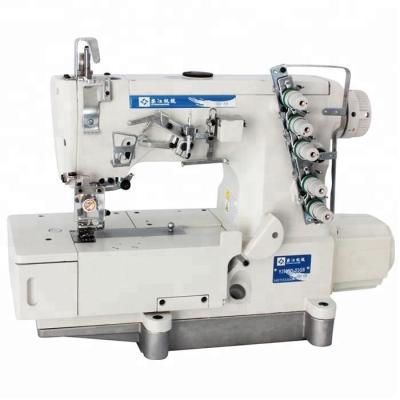 China Garment Shops Industrial Automatic Flat Bed Interlock Sewing Machine For T Shirt for sale