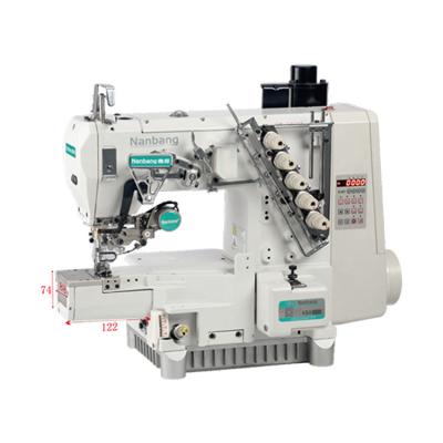 China Garment Shops NB-K7AR Newly Direct-Drive Cheap High-speed Flatbed Interlock Industrial Sewing Machine for sale