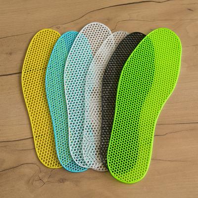 China 3D Printing Summer TPU Flexible Breathable Mesh Sport Shoe Insoles For Man Inner Sole Running Woman for sale