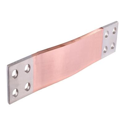 China electric supplier connection 1000a battery copper braided laminated flexible flat busbar for lifepo4 for sale