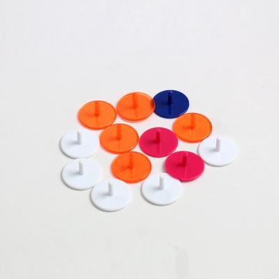 China Bulk Ball Marker Plastic Golf Ball Marker Plastic Colorful Golf Marker With Cheaper Price for sale