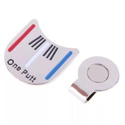 China Golf Ball Line Marker Golf Cap High Quality Strong Clip With Magnetic Golf Accessories for sale