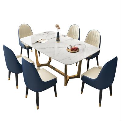 China Best Selling Modern Design Dining Room Table Set Furniture Convertible Table And Chairs for sale