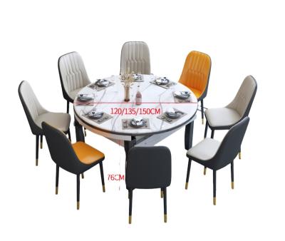 China Morden Convertible Wood Dining Table Dining Furniture 1 Table 4 Chair 6 Chair Combination for sale