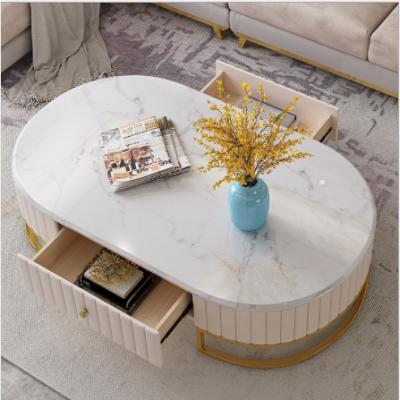 China Top Round Extendable Luxury Marble Revolving Dining Table With Chair Modern Dining Set for sale