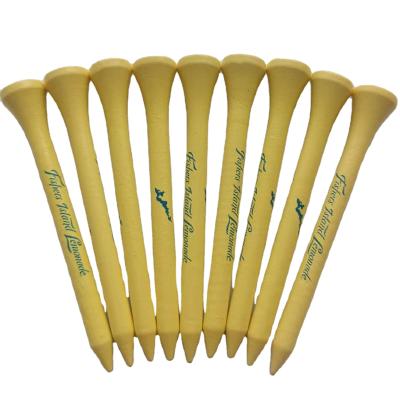 China Wood Customized Nice Quality Wood Golf Tee Any Pantone Color for sale