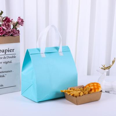 China Folding Laminated Non Woven Gifts Bags Non Woven Fabric PP Eco Storage Grocery Bag Shopping Bags for sale