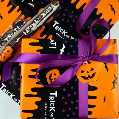 China Waterproof Fastest Delivery Halloween Gift Wrapping Foshan Decorative Paper Online Kinds Of Gift Wrapping Paper for sale