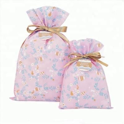 China Recyclable Lady Pink Easter Gift Bags Wholesale From China Supplier for sale