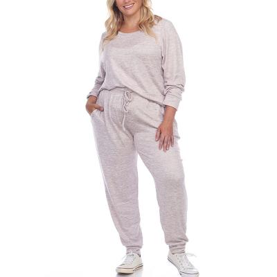 China 2022 QUICK DRY Casual Two Piece Custom Lounge Wear Women Loungewear High Quality Comfortable Oversized Set for sale