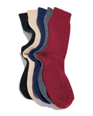 China All Seasons Winter Wool Unisex 100% Cashmere Blended Socks Women Man Warm Merino Wool Cashmere Blended Socks for sale