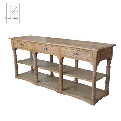 China (Others) Long Narrow Adjustable Culture Chinese Style Wooden Console Tables Customized for sale