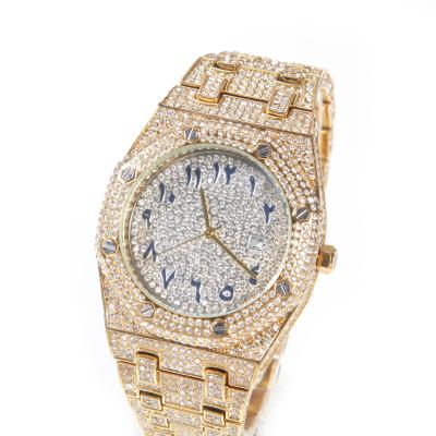 China New Full Ice Bling Day/Date Release LWW90095 Couples High Quality Hip Hop Mens Ladies Hitter Watches for sale