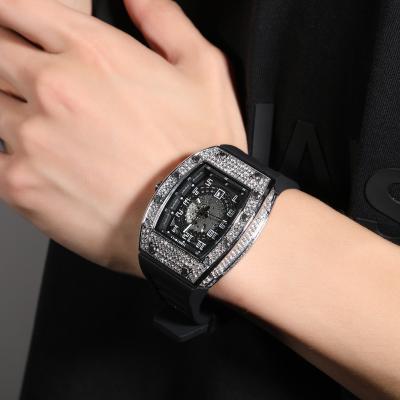 China Day/Date New Arrival Designer Manual Novel Watches Bling High End Premium Rhinestones LWW90093 For Man for sale