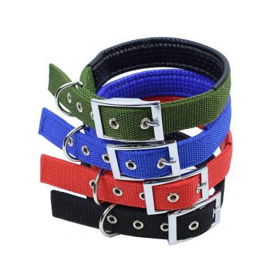 China Durable Solid Nylon Pet Collars Dog Play Walk Race Pet Training Collar for sale