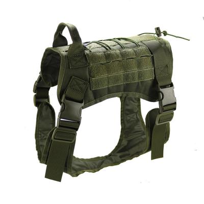 China Stocked 5 A.M. Training Hunting Obstruction Free Duty No Pull Adjustable Mesh Vest Pet Front Clip Police Dog Harness for sale