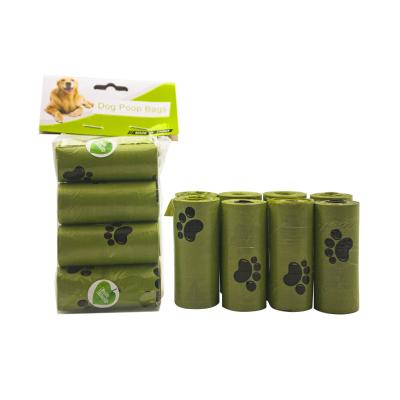 China Sustainable Compostable Dog Waste Bags 100% Eco-Friendly Biodegradable Thick And Leak Proof Dog Poop Bags for sale