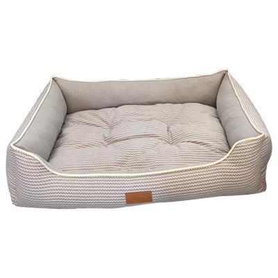 China Cat Rest Bed Flexible Solid Pet Bed Breathable Fully Sustainable Canvas Season for sale