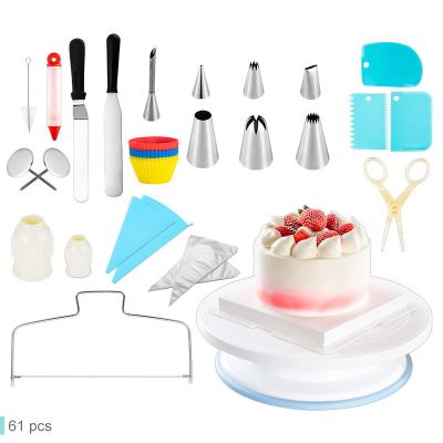 China Sustainable 106 Pcs Baking Pastry Cake Tools Accessories Cake Decorating Supplies Kit Set for sale