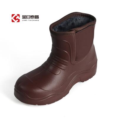 China Waterproof Women's Rain Boots Short Rubber Boot Work Waterproof Garden Shoes Outdoor Anti-Slip Protect Ankle Boots for sale