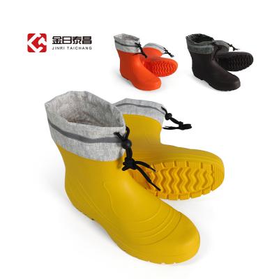 China Best Seller Fashion Natural Rubber Soft Rain Garden Boots Waterproof for sale