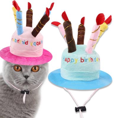 China Viable Hot Sale Cute Dog Amazon Wholesale Hat Birthday Cake Hat Cat Transformation Hat for sale