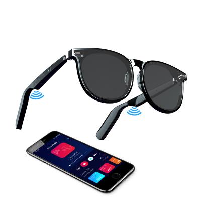 China Fahion TWS Glass Music Glasses with Speaker Radio BT Magnetic Charging Audio Smart Sunglasses for Workout for sale