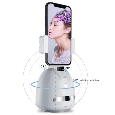 China Adjustable Cell Phone Holder Pursuit Cell Face Face Desk Holder with 360 Rotate Smart Object Track Camera Cradle for iPhone Android for sale