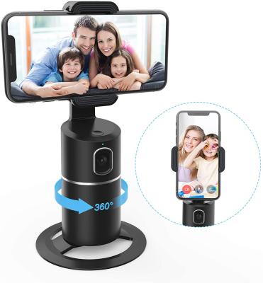 China Adjustable Auto Face Tracking Phone Holder 360 Rotation Face Body Phone Tracking Smart Shooting Camera Mount for Live Vlog Streaming Video for sale