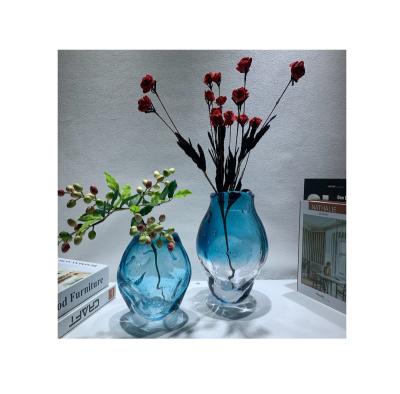 China Family Decorate Custom Home Decor And Wedding Crystal Vase Glass Vase For New Arrival Home Decor Hot Products for sale