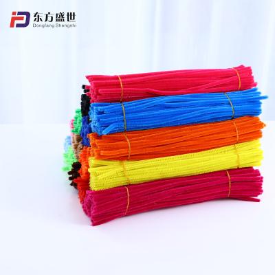 China Uniform in color and not splotchy or inconsistent. Fluffy Perfect Length Pile Stiff Pipe Strippers - Reds & Red Cream Candy Cane Striped Bump Chenille Rod Pack of 100 Pieces for sale